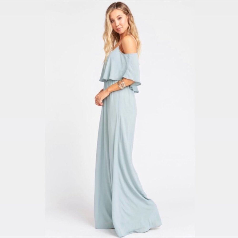 NEW Show Me Your MuMu Caitlin Ruffle Maxi